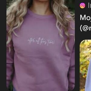 Mojo Provo Crewneck Fleece Sweater With Pockets Size Large